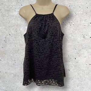 AE black lacy tank top.